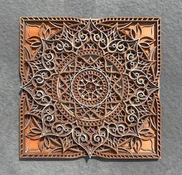 Mandala, 40 cm ORANGE M75