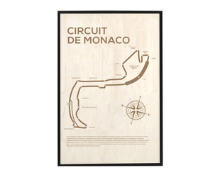 Circuit de Monaco - tor wyścigowy mapa, obraz