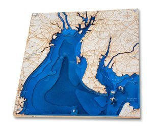 Handa - Japonia - mapa batymetryczna 3D