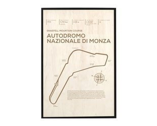 Autodromo Nazionale di Monza - tor wyścigowy mapa, obraz