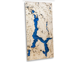 Jezioro Głuszyńskie - mapa batymetryczna 3D