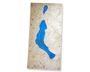 Jezioro Orłowskie - mapa batymetryczna 3D