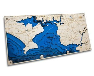 Plymouth Sound Bay - Wielka Brytania - mapa batymetryczna 3D