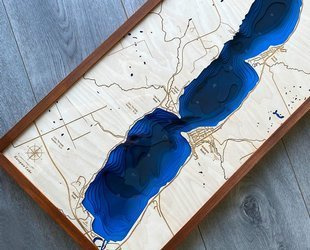 Jezioro Katepwa - mapa batymetryczna 3D