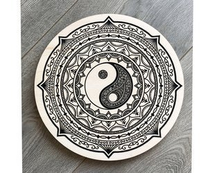 Yin yang / drewniana dekoracja