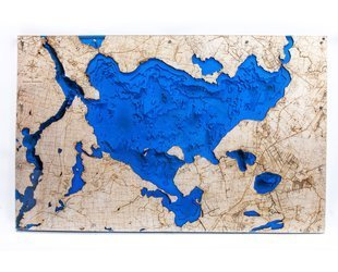 Jezioro Śniardwy - mapa batymetryczna 3D