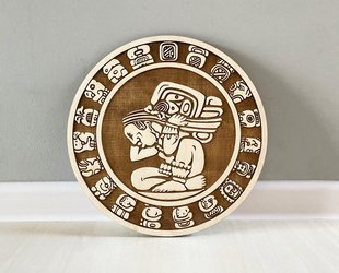 Kalendarz Majów / Haab / drewno