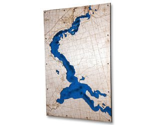 Jezioro Nidzkie - mapa batymetryczna 3D