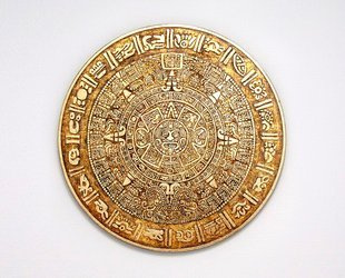 Kamień Słońca / Piedra Del Sol / Kalendarz Majów / złoto