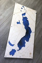 Jezioro Kośno - mapa batymetryczna 3D